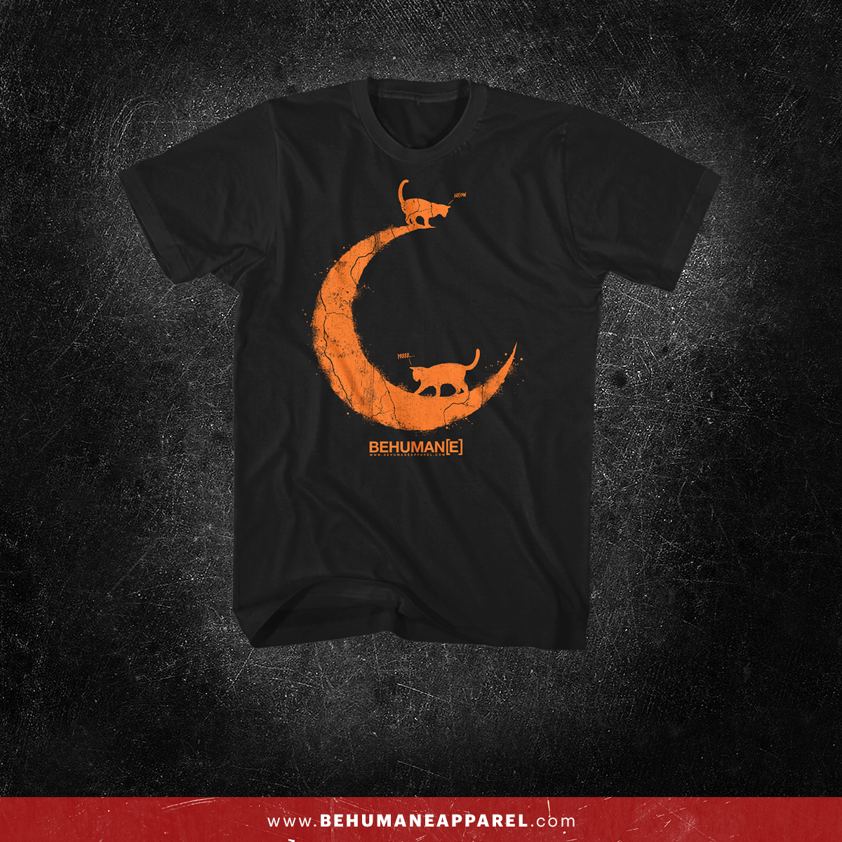 Kitty Crescent Moon t-shirt by Be Humane
