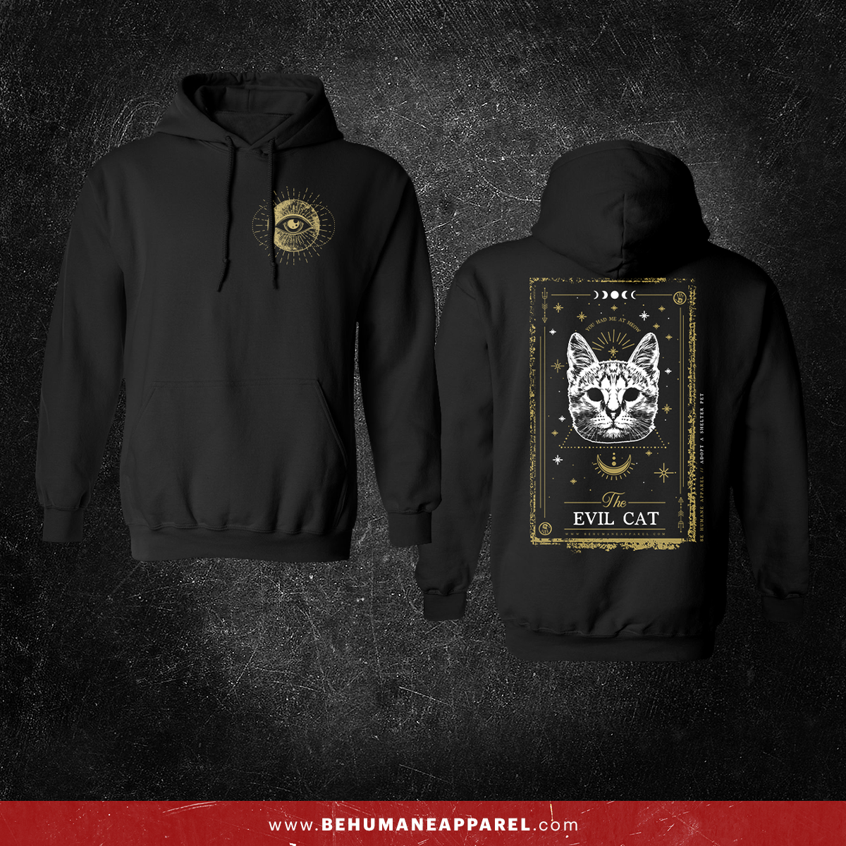 Kitty Tarot Card hoodie by Be Humane