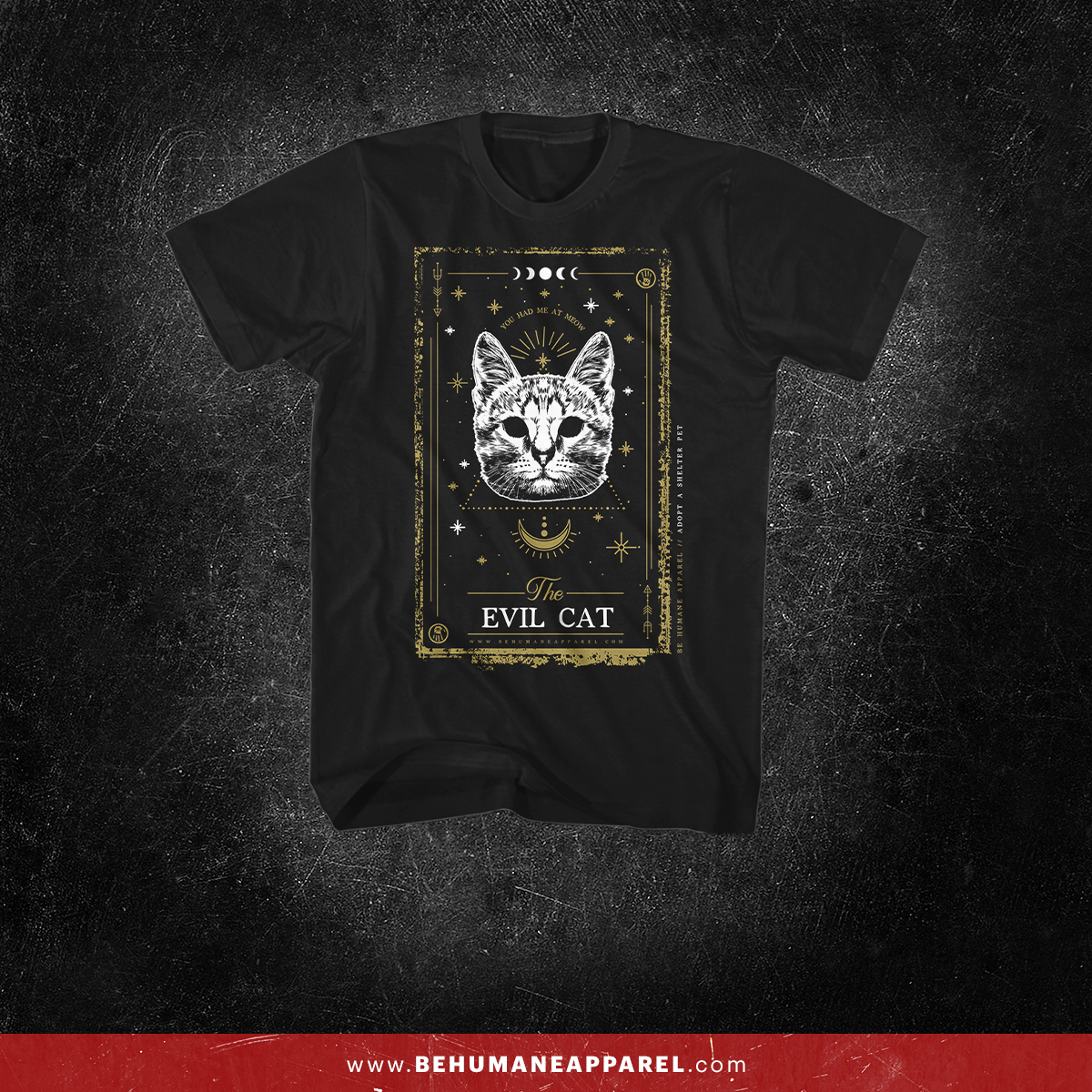 Kitty Tarot Card t-shirt by Be Humane