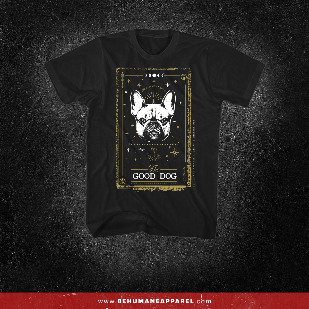 Doggy Tarot Card t-shirt by Be Humane