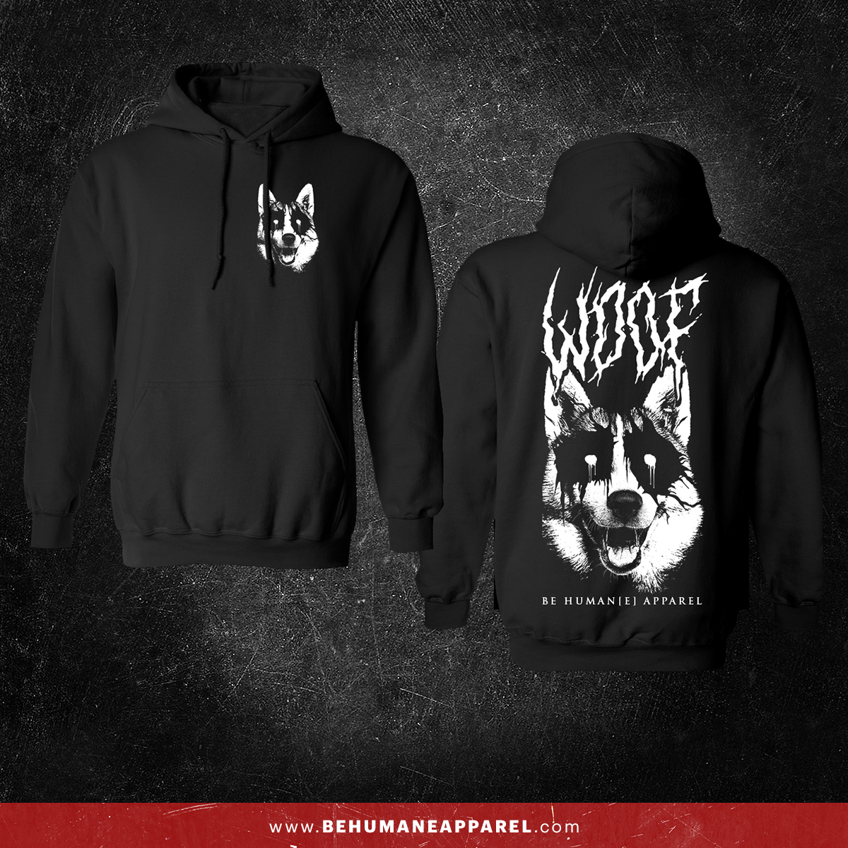 Death Metal Dog hoodie by Be Humane