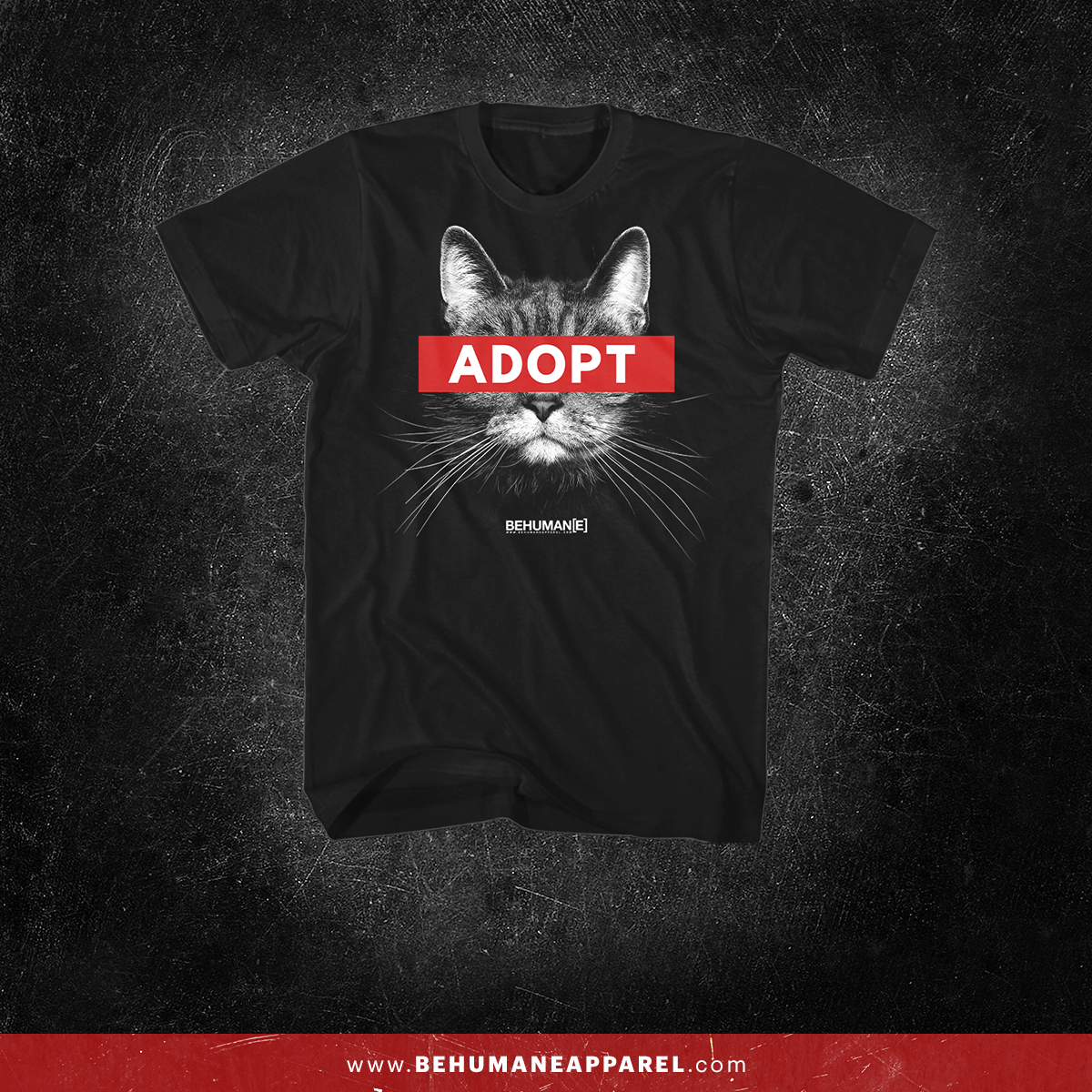 Adopt Cat t-shirt by Be Humane