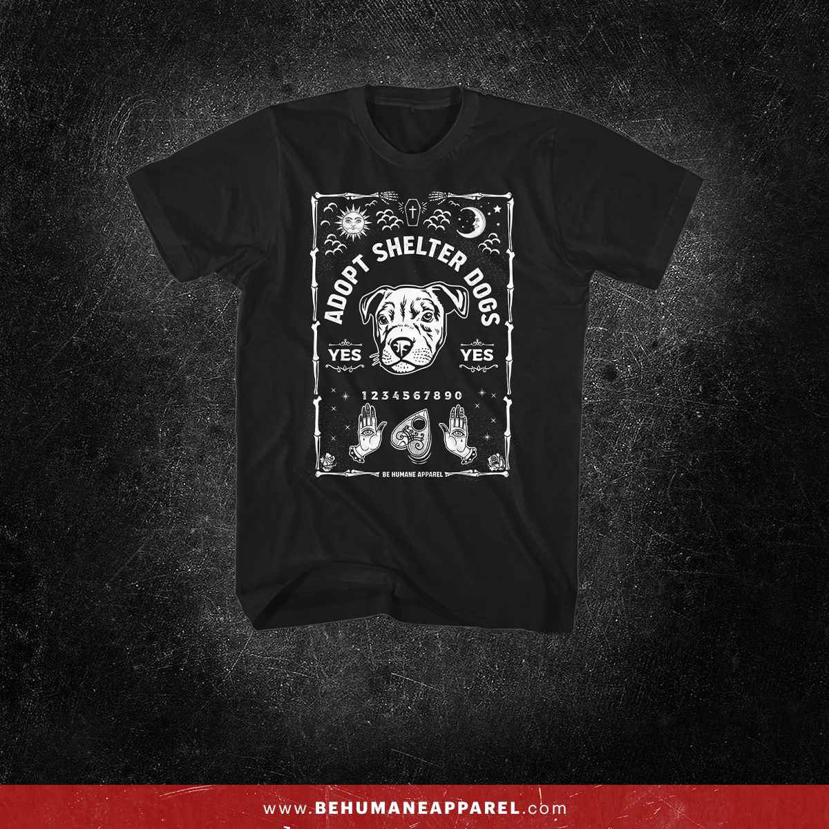 Doggy Spirit Board t-shirt by Be Humane