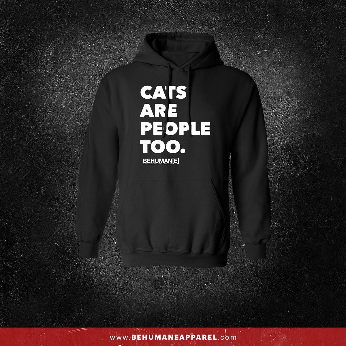 Cats Are People Too hoodie by Be Humane