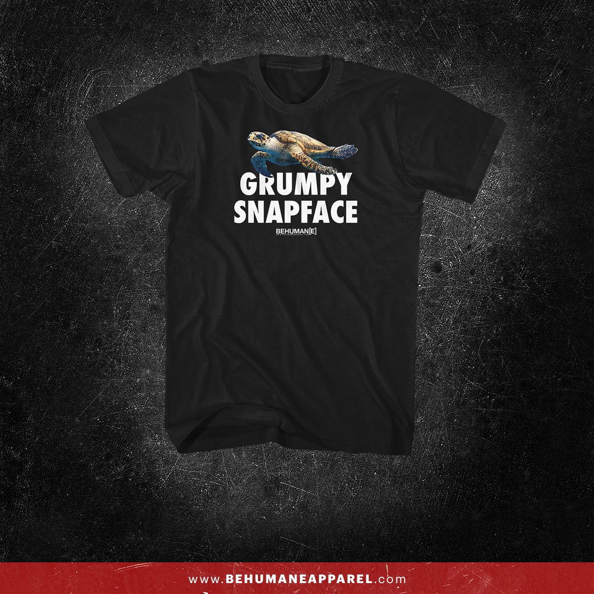Grumpy Snapface t-shirt by Be Humane