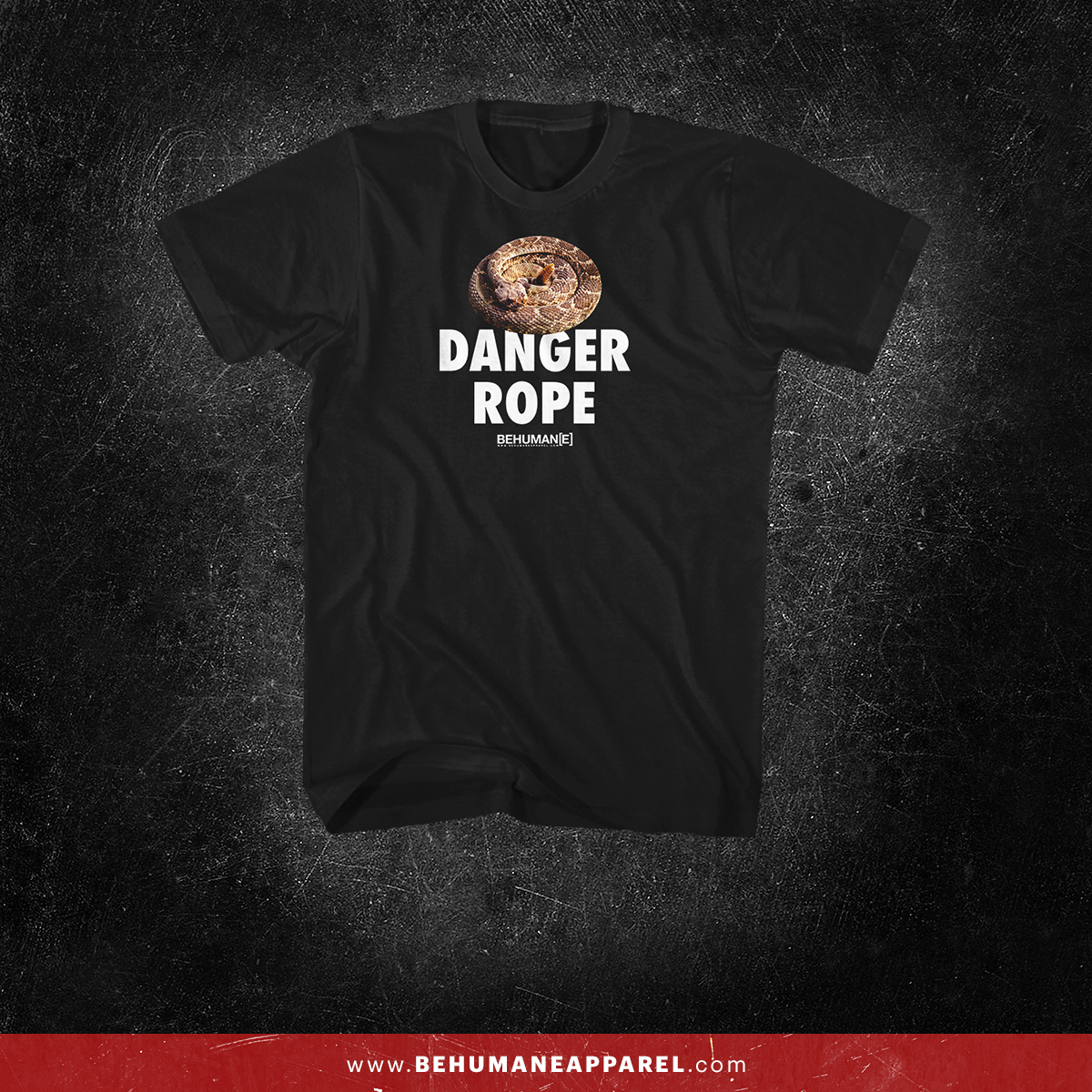 Danger Rope t-shirt by Be Humane