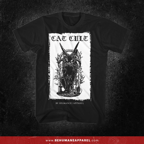 Cat Cult t-shirt by Be Humane