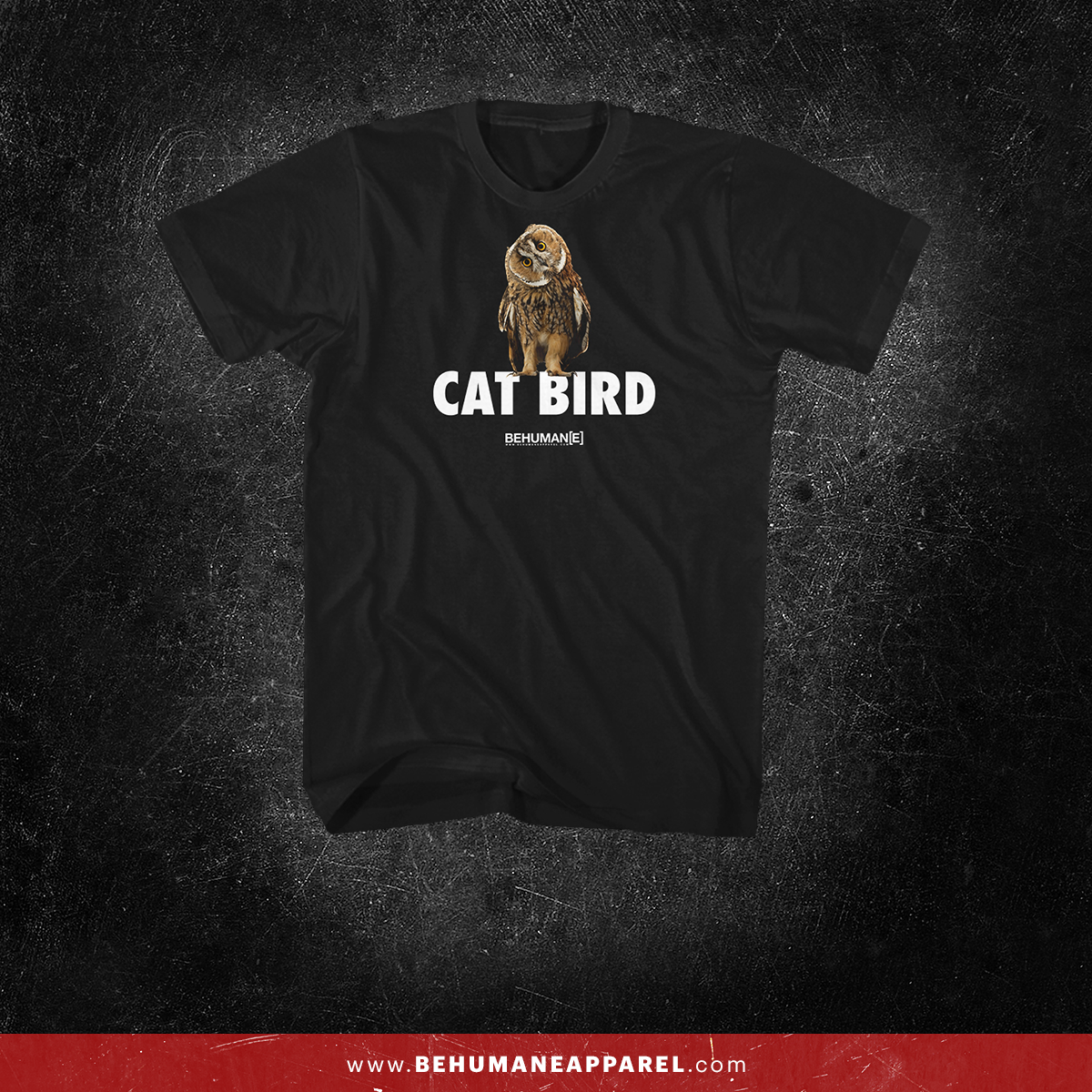 Cat Bird t-shirt by Be Humane